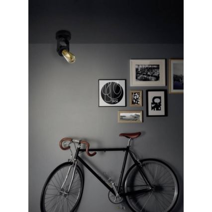 Osram - Spotlicht SINGLE 1xE27/60W/230V schwarz