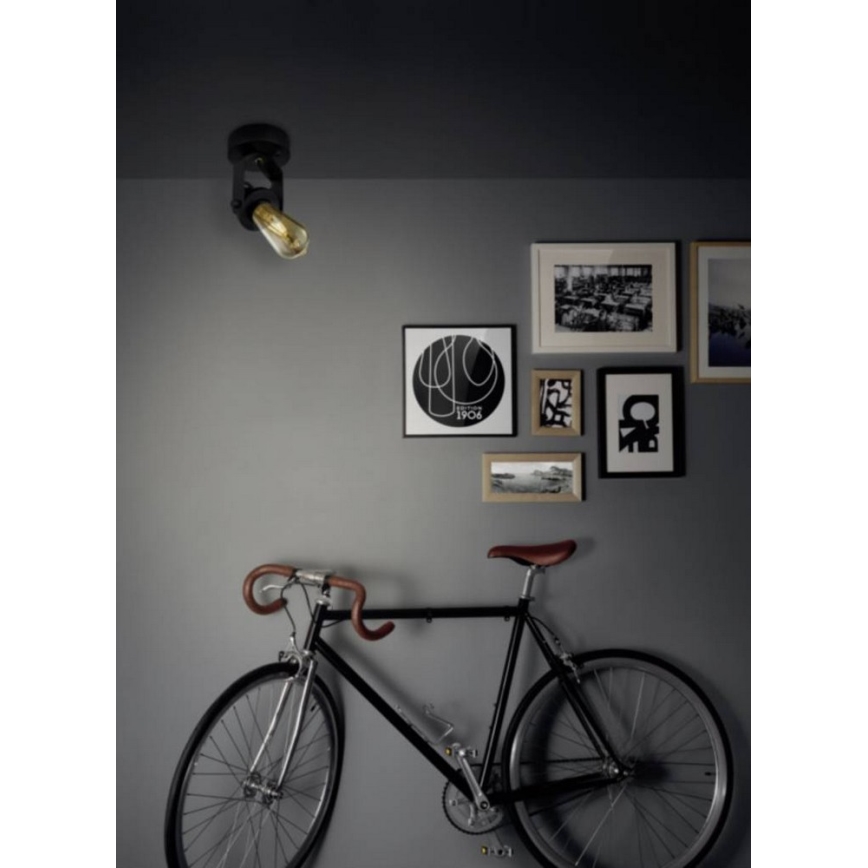 Osram - Spotlicht SINGLE 1xE27/60W/230V schwarz