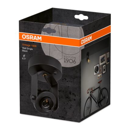 Osram - Spotlicht SINGLE 1xE27/60W/230V schwarz