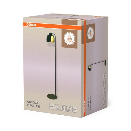 Osram - Stehleuchte DECOR COROLLE 1xE27/15W/230V grün