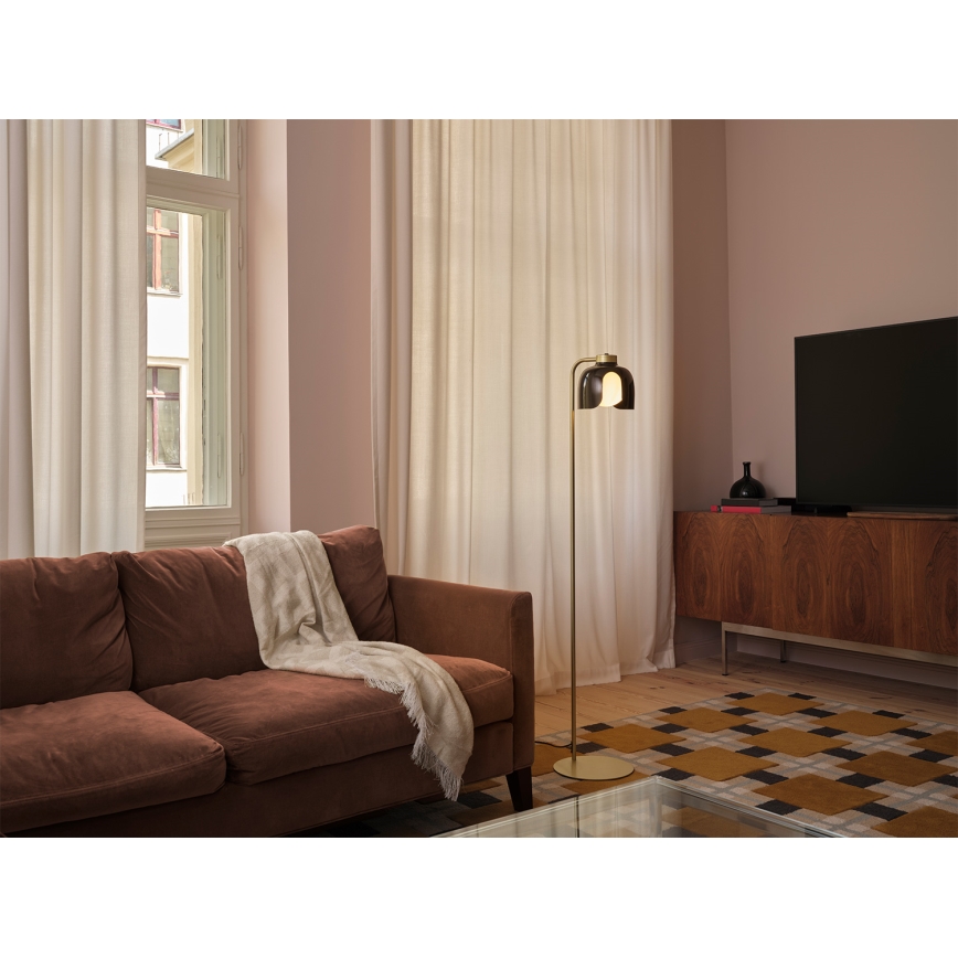 Osram - Stehleuchte DECOR COROLLE 1xE27/15W/230V schwarz/gold