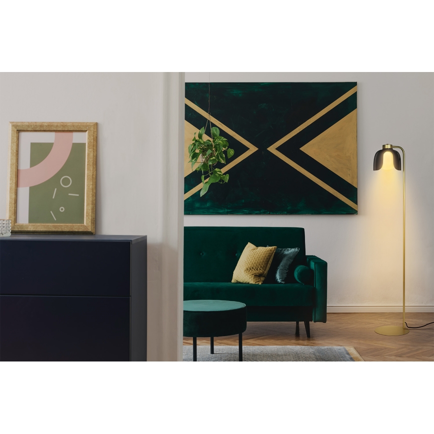 Osram - Stehleuchte DECOR COROLLE 1xE27/15W/230V schwarz/gold