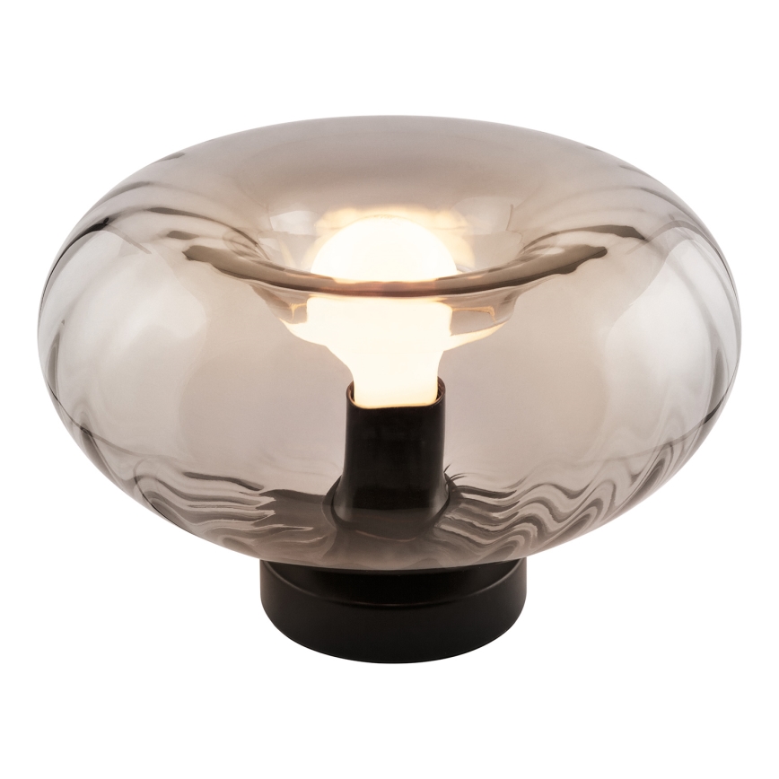 Osram - Tischlampe DECOR SMOKE 1xE27/12W/230V schwarz/rauchgrau