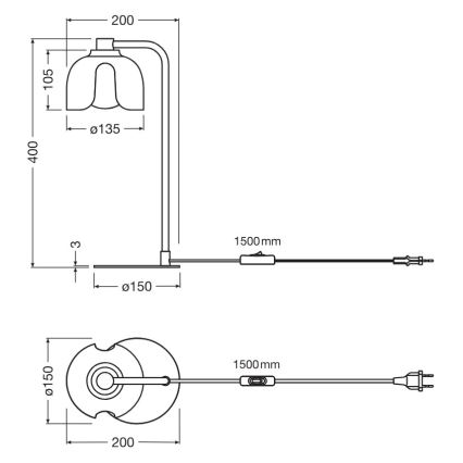 Osram - Tischleuchte DECOR COROLLE 1xG9/20W/230V grün