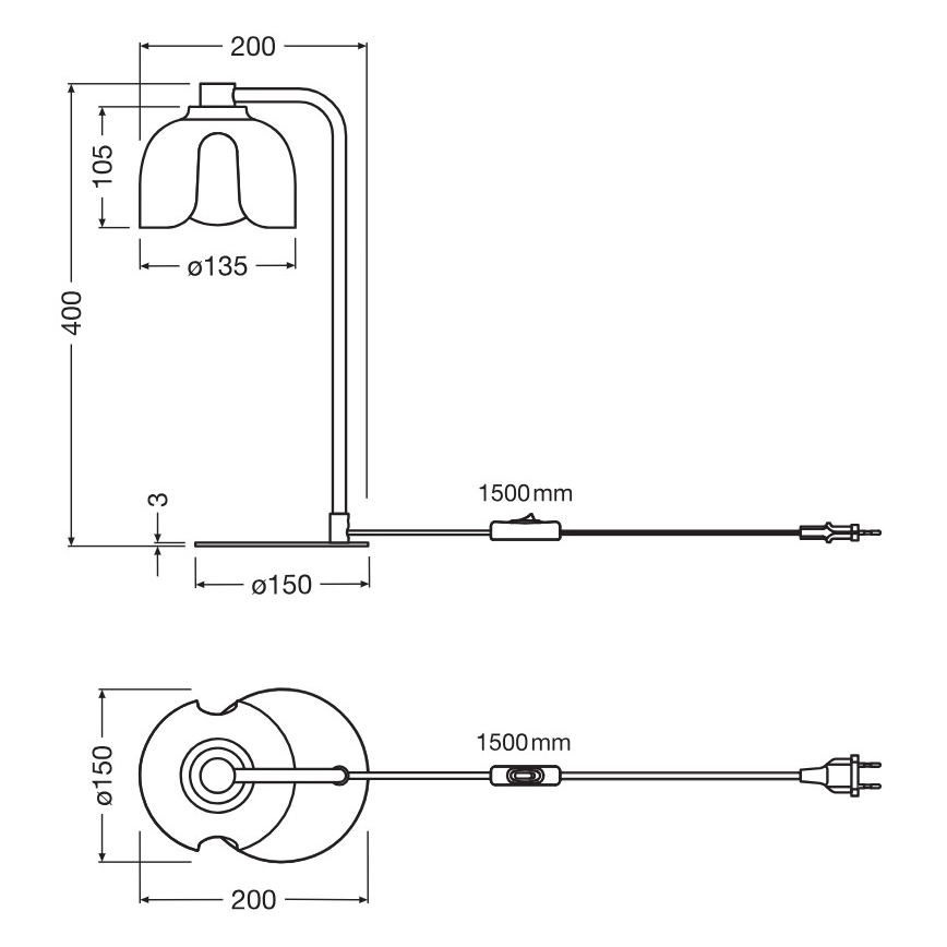 Osram - Tischleuchte DECOR COROLLE 1xG9/20W/230V grün