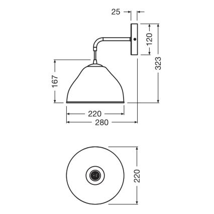 Osram - Wandleuchte CAMEL BELL 1xE14/5,5W/230V