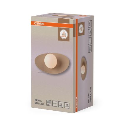 Osram - Wandleuchte DECOR PEARL 1xG9/5W/230V beige
