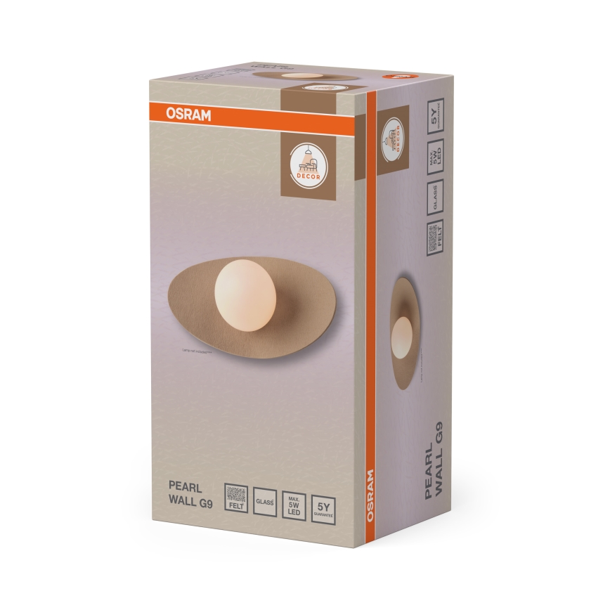 Osram - Wandleuchte DECOR PEARL 1xG9/5W/230V beige