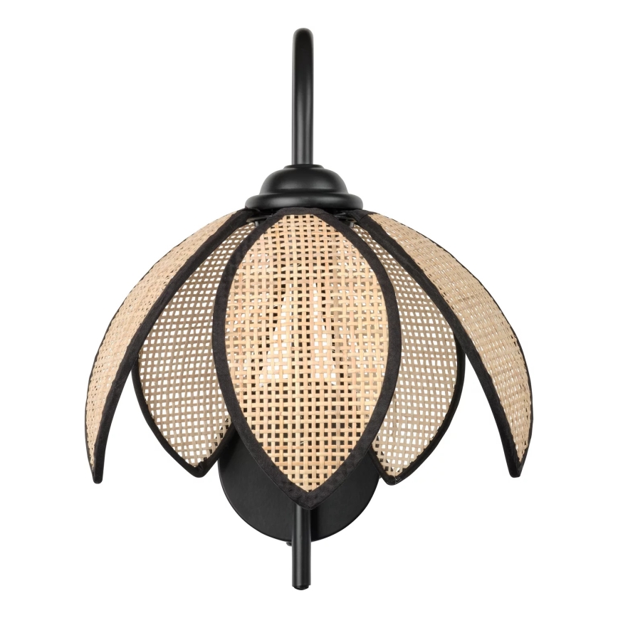 Osram - Wandleuchte DECOR RATTAN 1xE27/15W/230V beige/schwarz