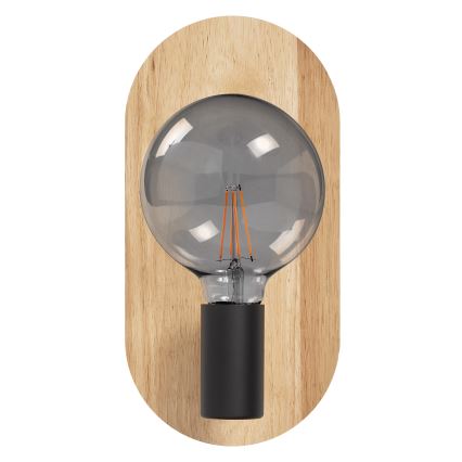 Osram - Wandleuchte DECOR WOOD 1xE27/8W/230V Gummibaumholz