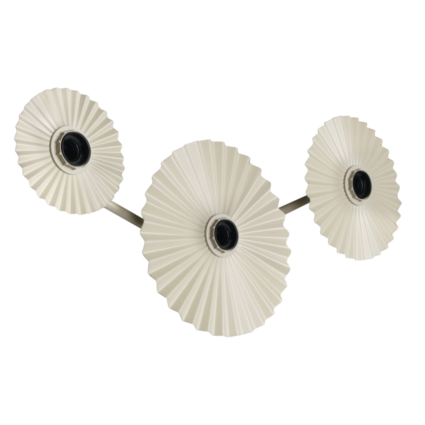 Osram - Wandleuchte PLISSEE 3xE27/15W/230V cremefarben