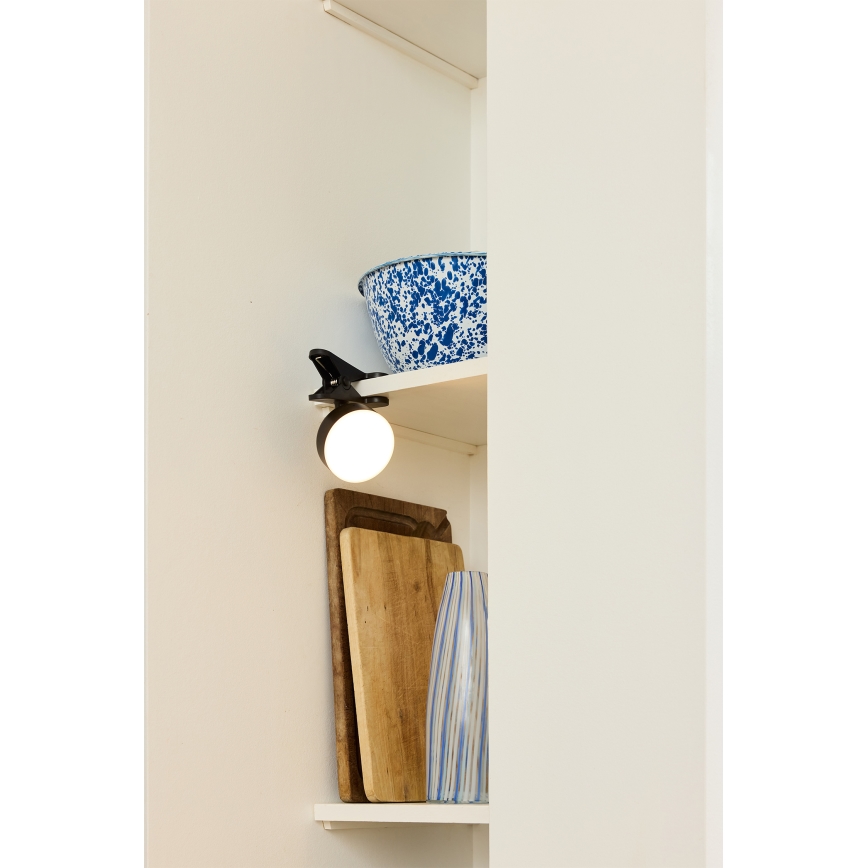 Osram - Wiederaufladbare, dimmbare LED-Tischlampe 3-in-1 DECOR HELPER LED/1,8W/5V schwarz