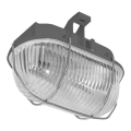 Outdoor-Deckenleuchte OVAL 1xE27/60W/230V IP44 grau
