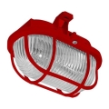 Outdoor-Deckenleuchte OVAL 1xE27/60W/230V IP44 rot