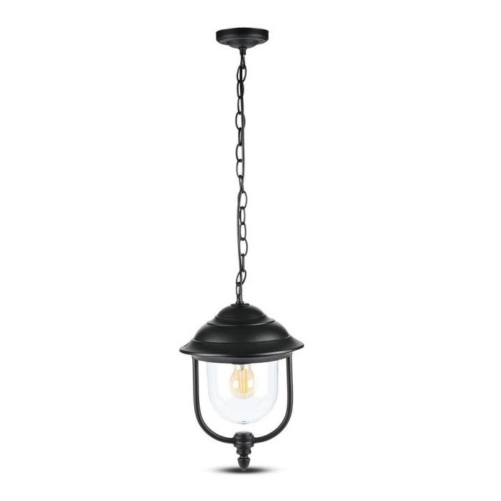 Outdoor-Hängeleuchte an Kette 1xE27/60W/230V IP44 schwarz