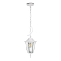 Outdoor-Hängeleuchte an Kette 1xE27/60W/230V IP44 weiß