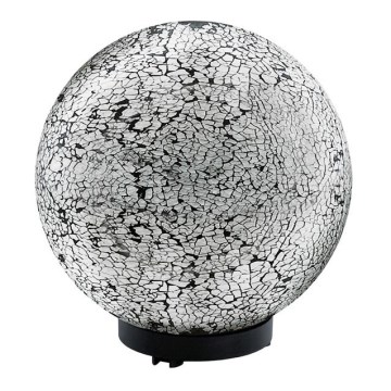 Outdoor- Lampe TERRALUNA 1 1xE27/18W schwarz / weiß