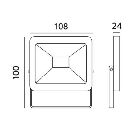 Outdoor-LED-Strahler LED/10W/230V 6000K IP65