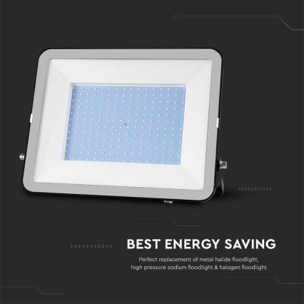 Outdoor-LED-Strahler SAMSUNG CHIP LED/200W/230V 4000K IP65 schwarz