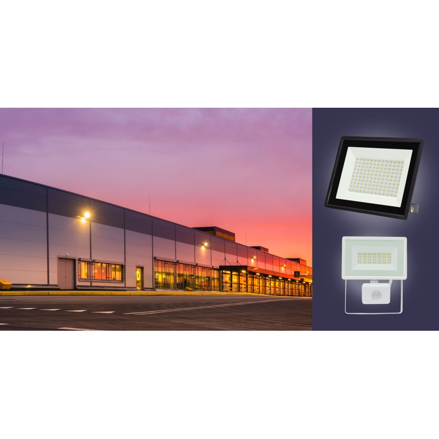 Outdoor-LED-Strahler NOCTIS LUX 3 LED/50W/230V 6000K IP65 schwarz
