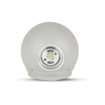 Outdoor-LED-Wandleuchte LED/6W/230V 3000K IP65 grau