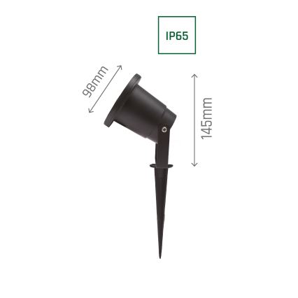 Outdoor-Leuchte FLORI 1xGU10/6W/230V IP65