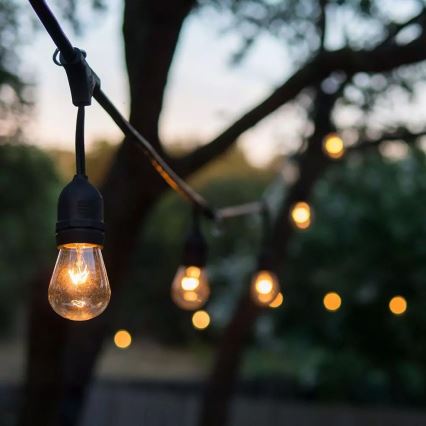 Outdoor-Lichterkette STRING 15m 15xE27/25W/230V IP54