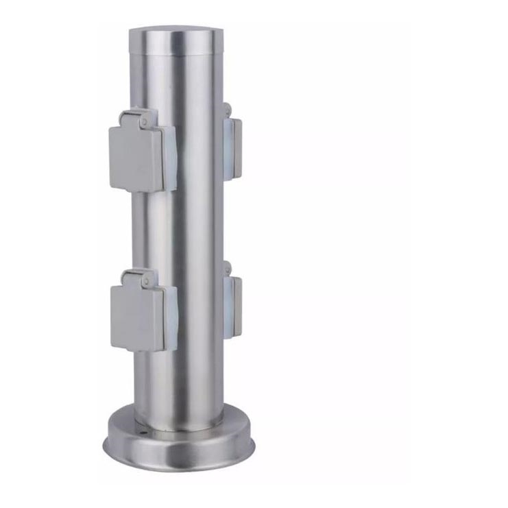 Outdoor-Steckdosensäule SYDNEY 4Z SCHUKO 230V IP44