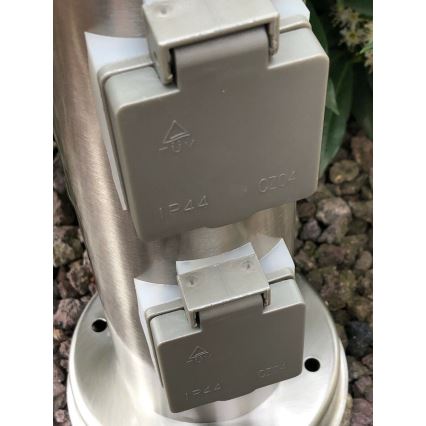 Outdoor-Steckdosensäule SYDNEY 4Z SCHUKO 230V IP44