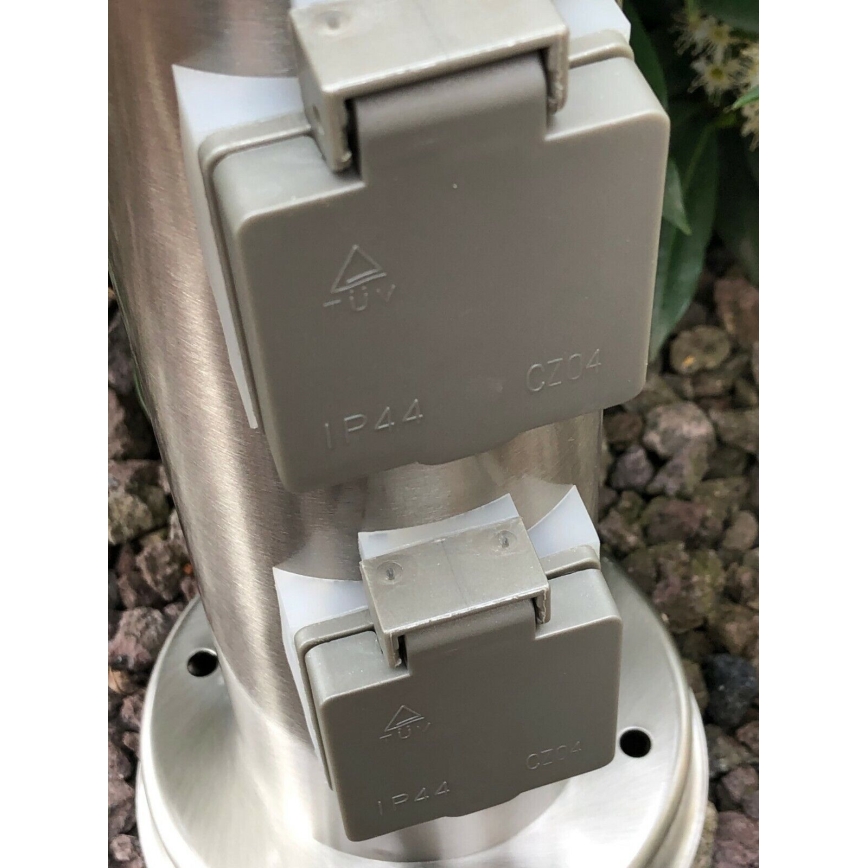 Outdoor-Steckdosensäule SYDNEY 4Z SCHUKO 230V IP44