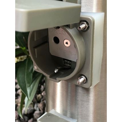 Outdoor-Steckdosensäule SYDNEY 4Z SCHUKO 230V IP44