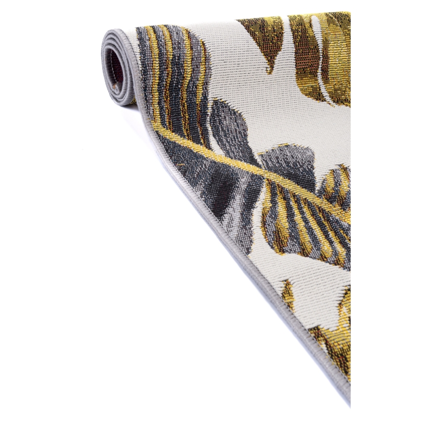 Outdoor-Teppich CAPPUCCINO 80x165 cm gold/grau