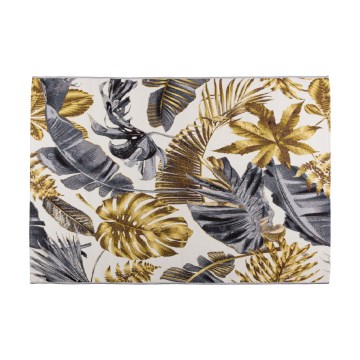 Outdoor-Teppich CAPPUCCINO 80x165 cm gold/grau/weiß