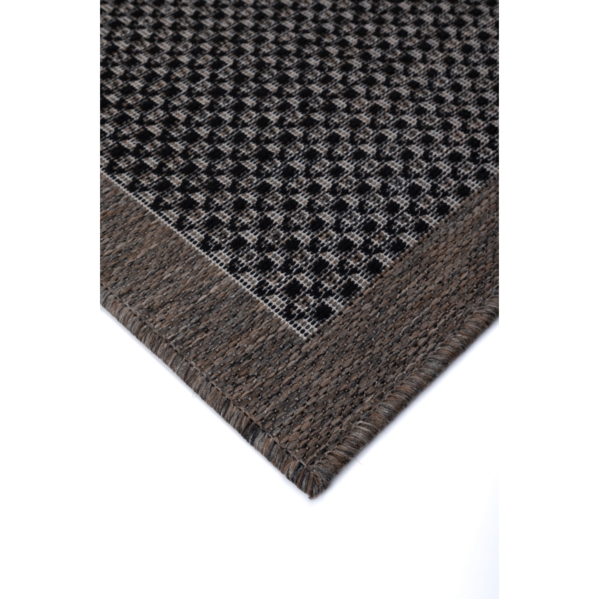 Outdoor-Teppich EXPRESS NEW OUTDOOR 120x160 cm Anthrazit/Braun