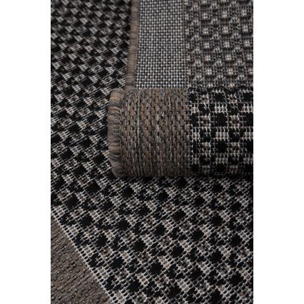 Outdoor-Teppich EXPRESS NEW OUTDOOR 120x160 cm Anthrazit/Braun