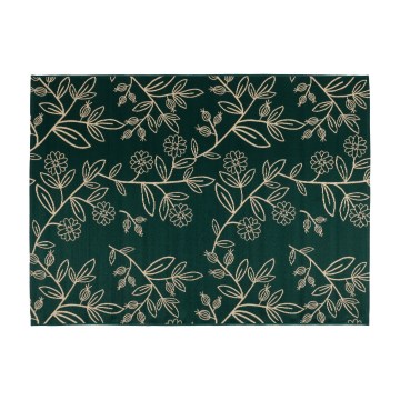 Outdoor-Teppich JUNGLE 80x160 cm, grün – Blattmuster