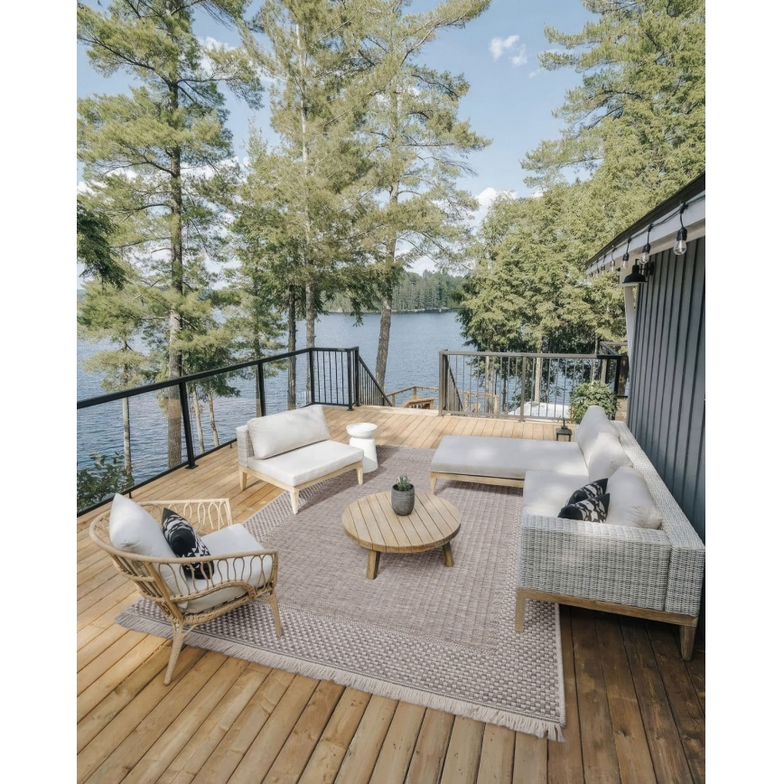 Outdoor-Teppich ORIA 120x170 cm beige