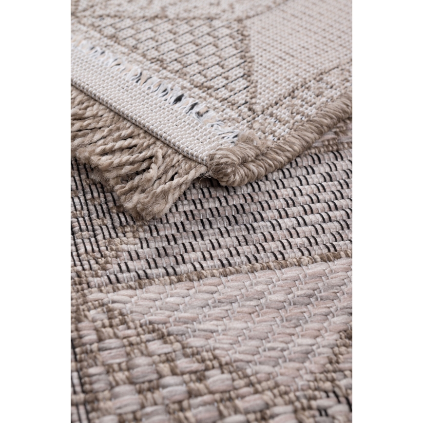 Outdoor-Teppich ORIA 160x220 cm grau/beige