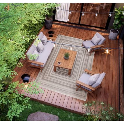 Outdoor-Teppich ORIA 160x220 cm grau