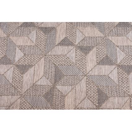 Outdoor-Teppich ORIA 70x140 cm grau/beige