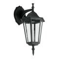 Outdoor-Wandlampe 1xE27/40W/230V IP44 schwarz