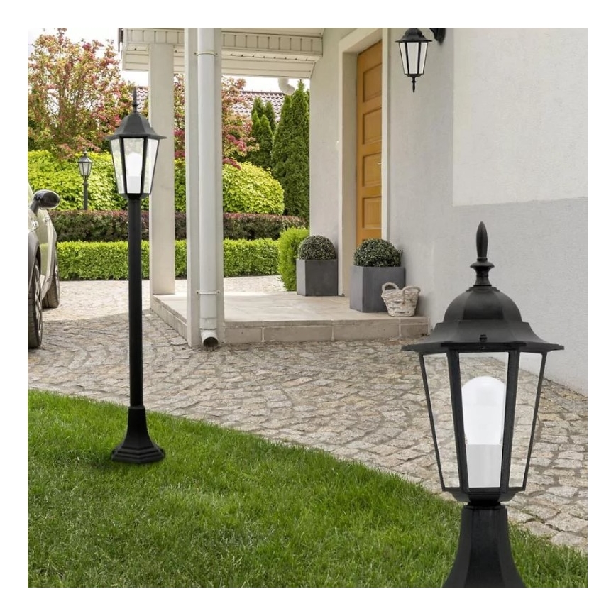 Outdoor-Wandleuchte 1xE27/20W/230V IP43 schwarz
