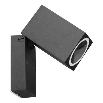 Outdoor-Wandleuchte 1xGU10/35W/230V IP44 schwarz