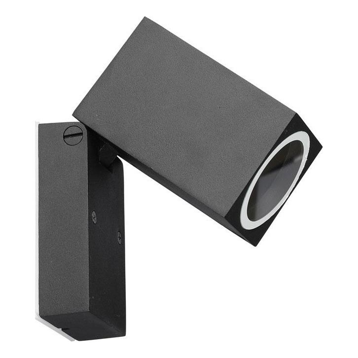 Outdoor-Wandleuchte 1xGU10/35W/230V IP44 schwarz
