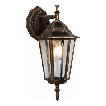 Outdoor-Wandleuchte ARRAIA 1xE27/15W/230V IP44 bronzen