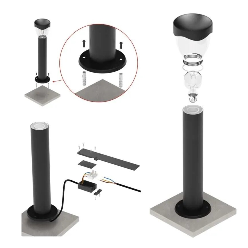 Outdoor-Wandleuchte ARTEO 1xE27/15W/230V IP44