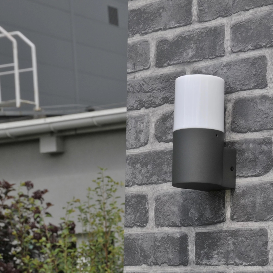 Outdoor-Wandleuchte DALLAS 1xE27/12W/230V IP44 Graphit