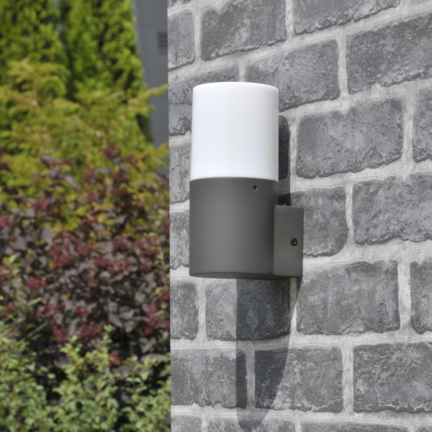 Outdoor-Wandleuchte DALLAS 1xE27/12W/230V IP44 Graphit