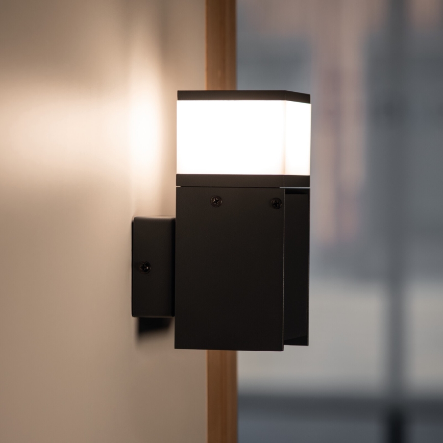 Outdoor-Wandleuchte DASTEN 1xG9/11W/230V IP44 schwarz