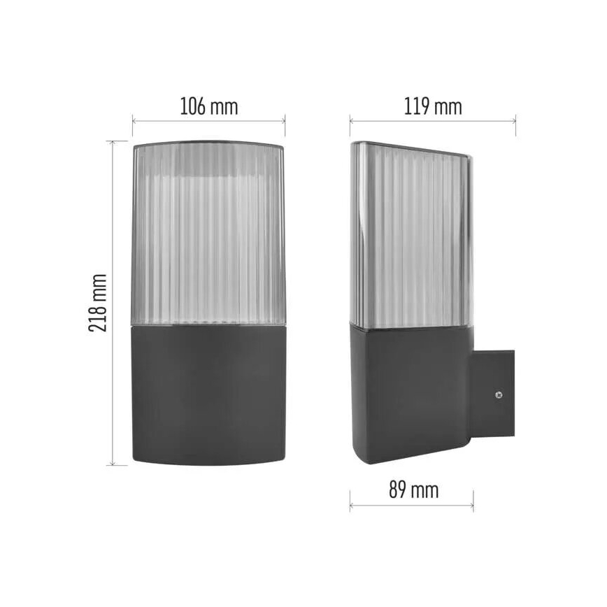Outdoor-Wandleuchte LANA 1xE27/25W/230V IP54